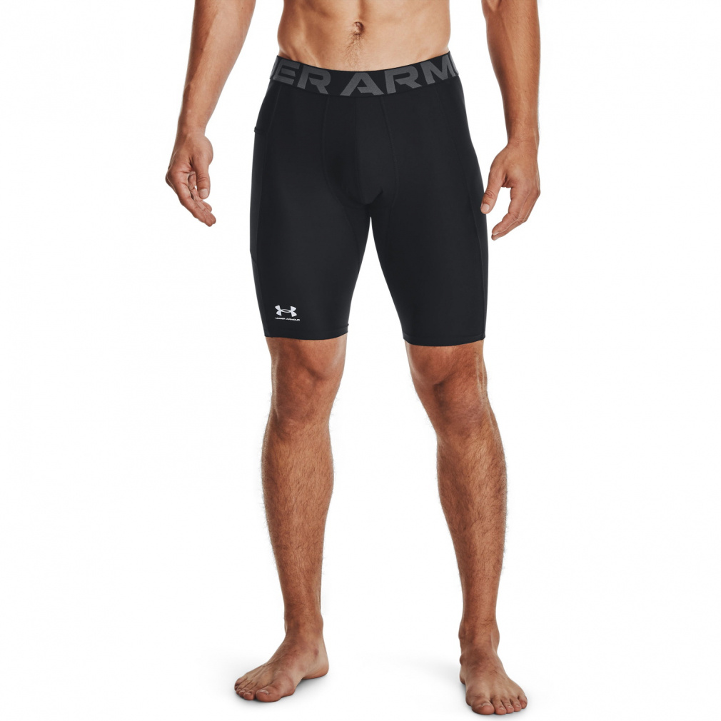 UA HG Armour Lng Shorts(ブラック-S)