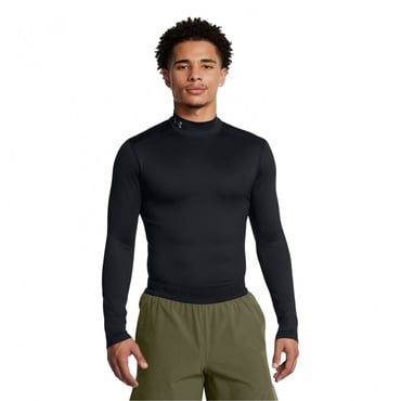 UAコールドギア エリート コンプレッション ロングスリーブ モックネック シャツ
