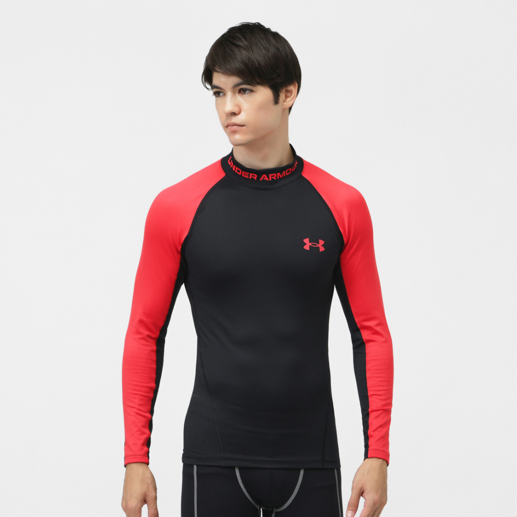 アンダーアーマー メンズ 長袖 コンプレッション インナー UAコールドギアインフラレッド コンプレッション ロングスリーブ モックネック シャツ 6010328 UNDER ARMOUR