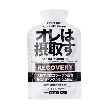 オレは摂取す Tパウチ リカバリージェルゆず味