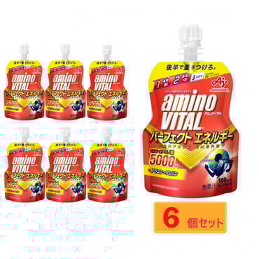 パーフェクトエネルギー グレープフルーツ味 6個セット ゼリードリンク