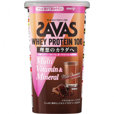 ホエイプロテイン100 マルチビタミン&ミネラル ミルクショコラ風味 280g