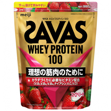 ホエイプロテイン100 ストロベリー味 980g