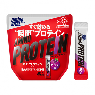 アミノバイタル アミノプロテイン カシス味 30本入パウチ 36JAM82010 プロテイン AminoVital