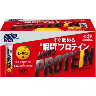 アミノバイタル アミノプロテイン レモン味 60本入箱 36JAM83030 プロテイン AminoVital