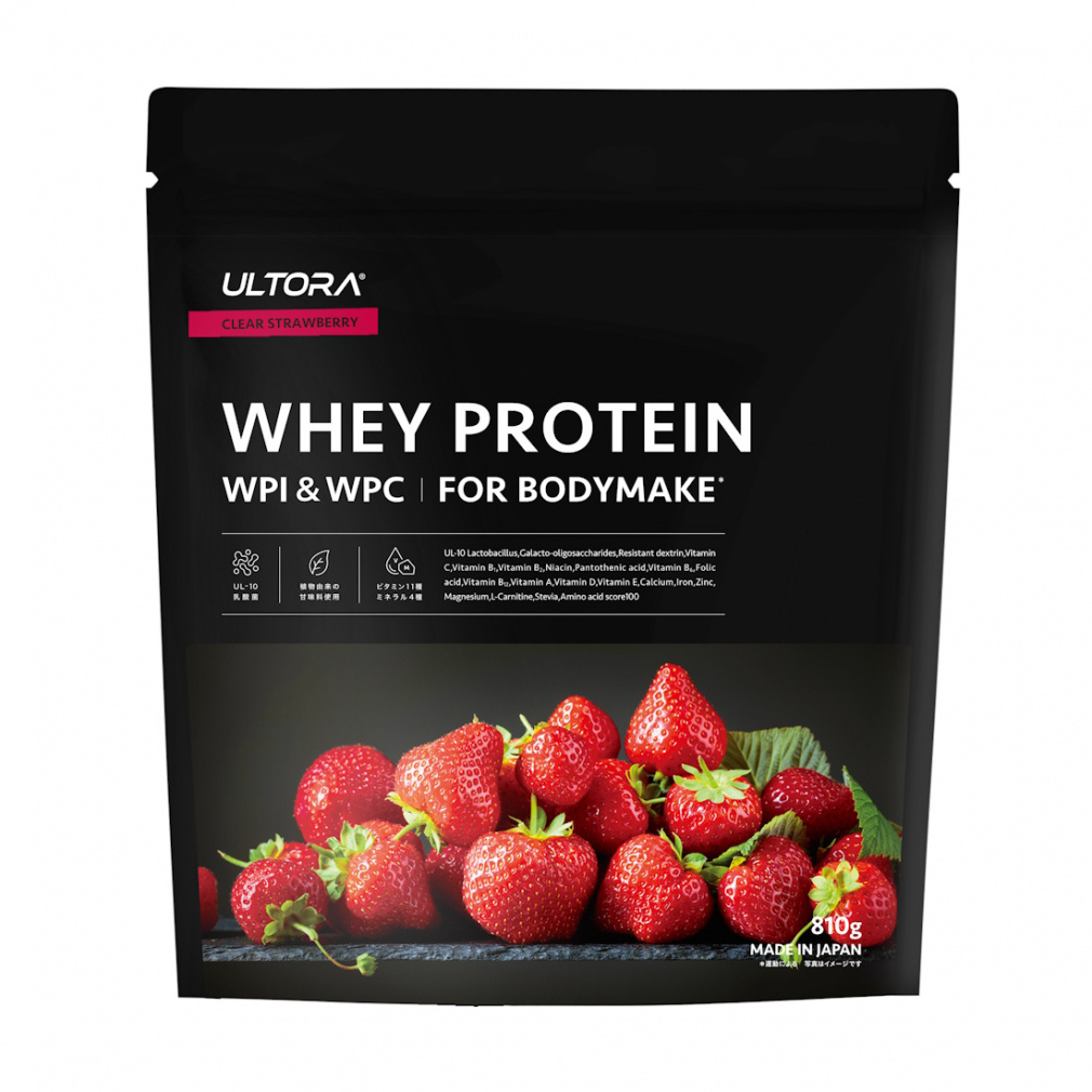 ホエイプロテイン クリアストロベリー風味 810g(-)