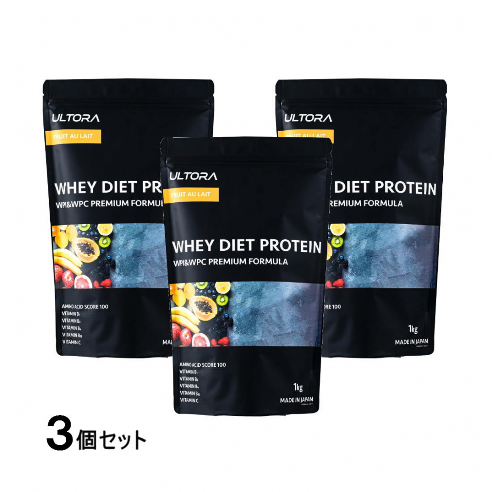 Eg WHEY DIET PROTEIN zGC_CGbgveC t[cI 3Zbg ܂Ƃߔ ULTORA