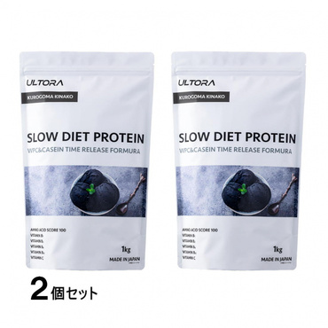 SLOW DIET PROTEIN スローダイエットプロテイン 黒ゴマきなこ風味 1000g