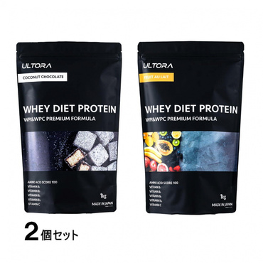 WHEY DIET PROTEIN ホエイダイエットプロテイン フルーツオレ風味 ココナッツチョコレート風味 810g