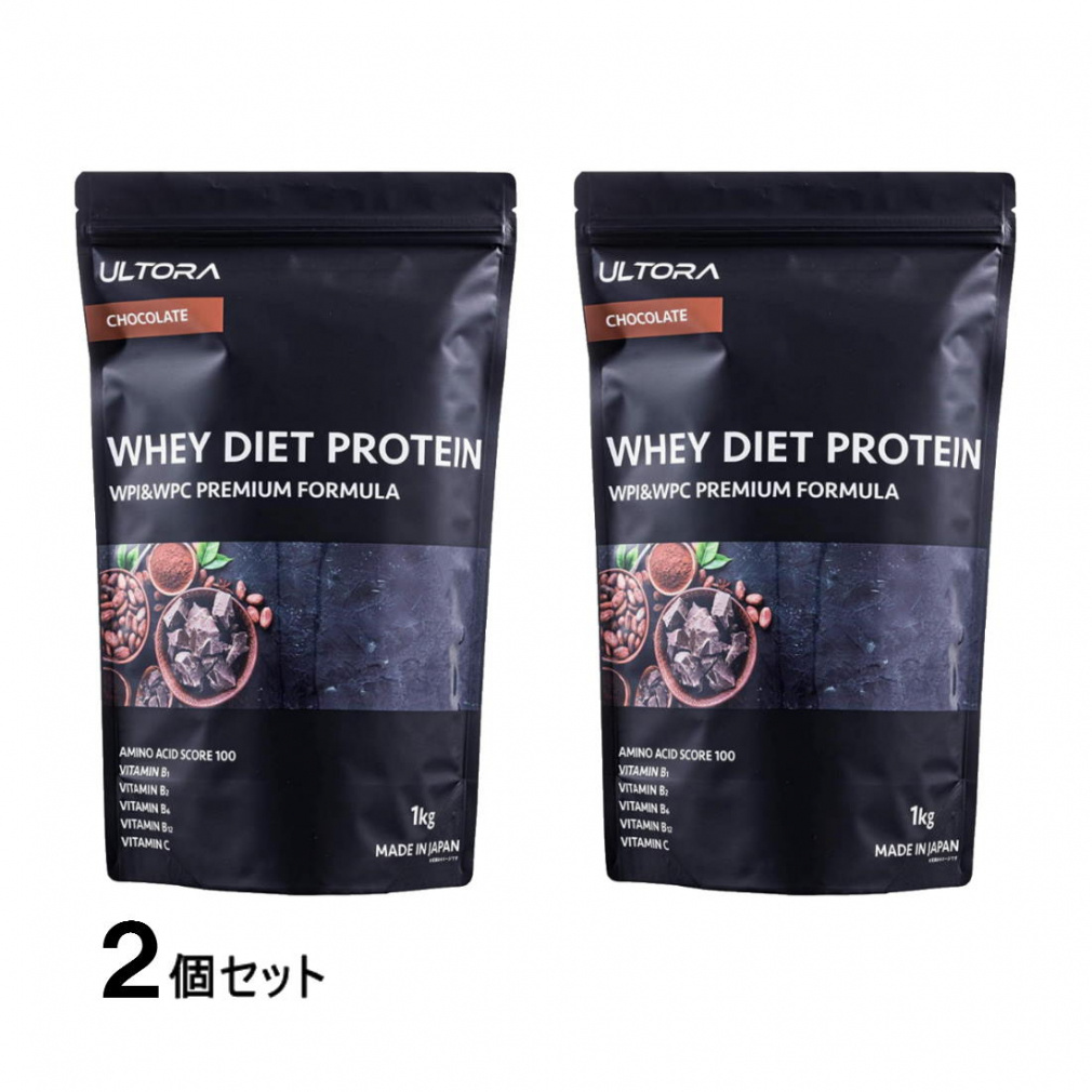 Eg WHEY DIET PROTEIN zGC_CGbgveC `R[g 1000g 2Zbg ܂Ƃߔ ULTORA