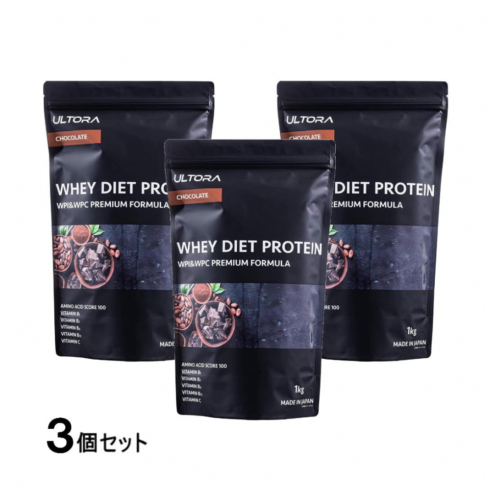 Eg WHEY DIET PROTEIN zGC_CGbgveC `R[g 1000g 3Zbg ܂Ƃߔ ULTORA