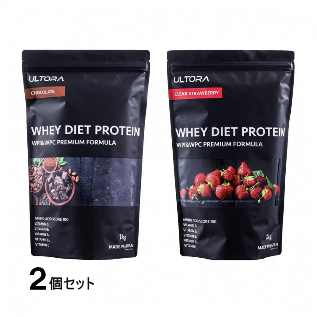 Eg WHEY DIET PROTEIN zGC_CGbgveC `R[g NAXgx[ 1000g 2Zbg ܂Ƃߔ ULTORA