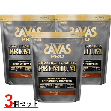 プロ アドバンスト ホエイプロテイン プレミアム チョコレート風味 800g×3袋