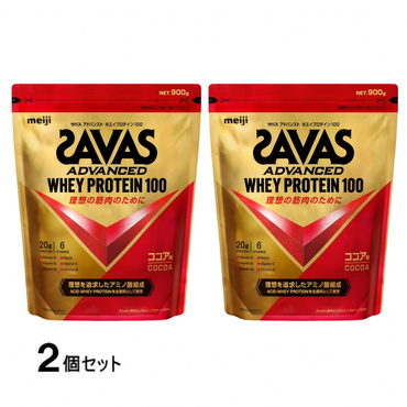 アドバンスト ホエイプロテイン100 ココア味 900g 2個セット