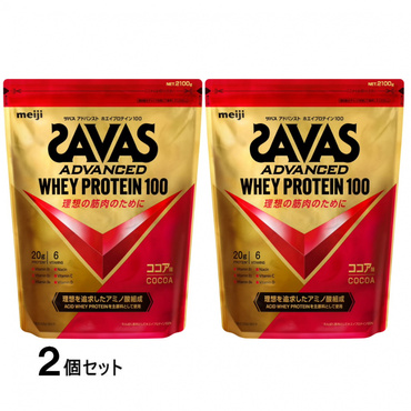アドバンスト ホエイプロテイン100 ココア味 2100g×2袋 2個セット