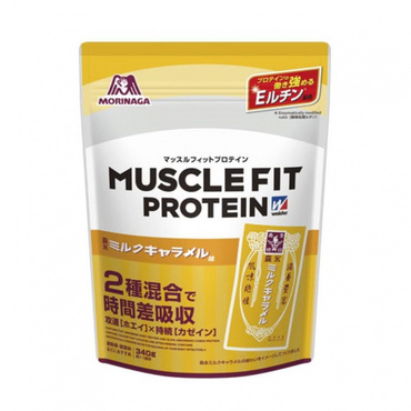 マッスルフィットプロテイン森永ミルクキャラメル味 340g