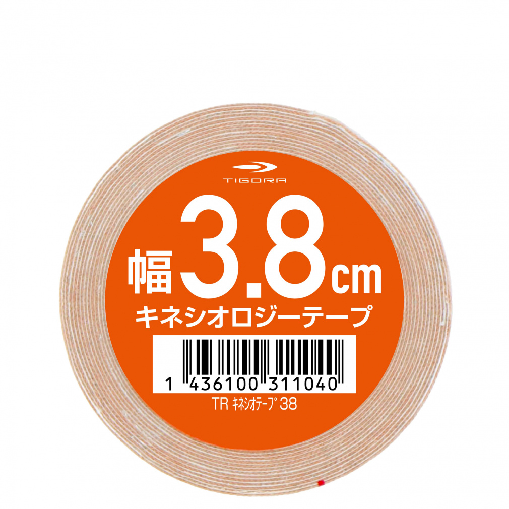 伸縮 キネシオロジー テーピング 38mm 4.5m×1個 全4.5m(--FREE)