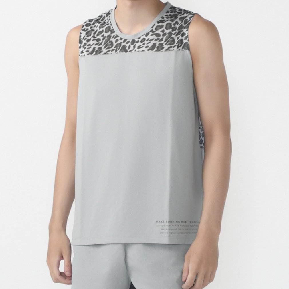 }Ee}[VA[c Y jO m[X[uVc MMA Leopard Racing Sleeve-less : O[ Mountain Martial Arts