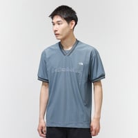ショートスリーブフリーランチームシャツ　Sサイズ　ブルーグレー ザ・ノースフェイス メンズ ランニングウェア半袖Tシャツ S/S Free Run