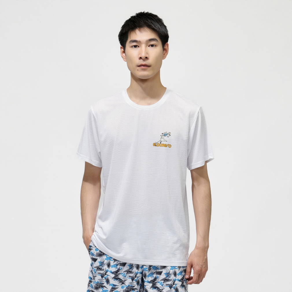 エルドレッソ メンズ レディス 陸上/ランニング 半袖Tシャツ Boneman