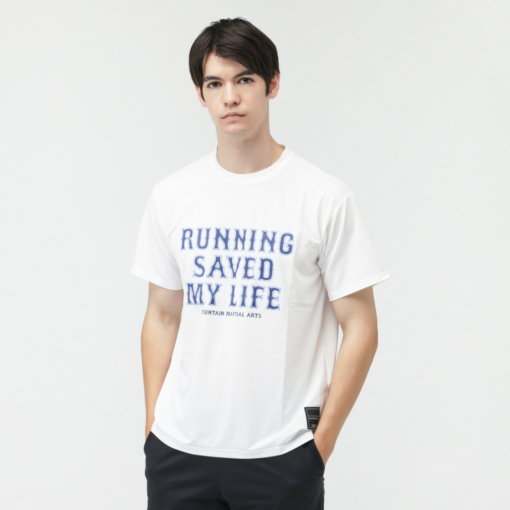 }Ee}[VA[c Y /jO TVc Running Saved My Life Tee MMA22-59 Mountain Martial Arts