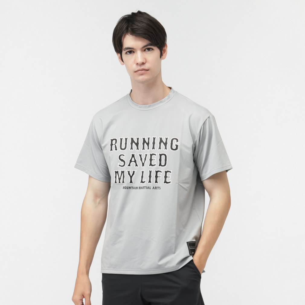 }Ee}[VA[c Y /jO TVc Running Saved My Life Tee MMA22-59 Mountain Martial Arts