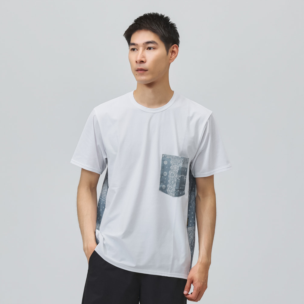 ラナー ranor Tシャツ Mサイズ ラナー メンズ レディス 陸上/ランニングウェア 半袖Tシャツ BANDANA T