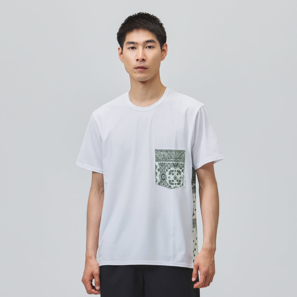 ���i�[ �����Y ���f�B�X ����/�����j���O�E�F�A ����T�V���c BANDANA T-SHIRT 825-1-130 ranor