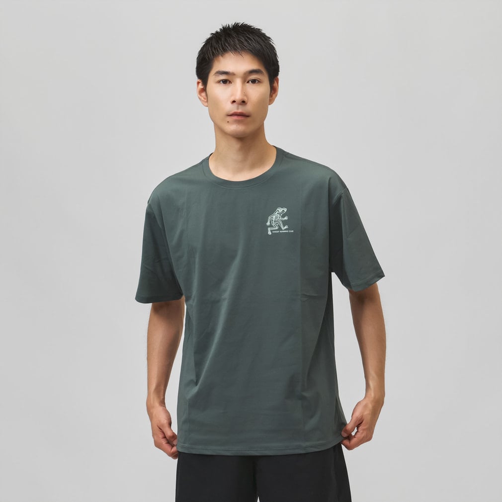 オークリー メンズ 陸上/ランニング 半袖Tシャツ PURSUIT S/S DRY TEE