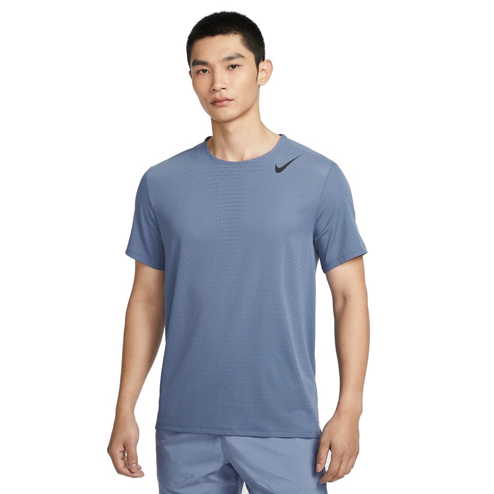 エアロスイフト Dri-FIT ADV 半袖ランニングトップ(ブルーグレー-S)