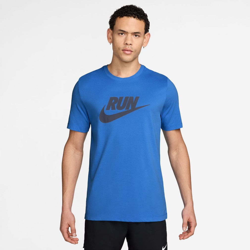 ナイキ メンズ 陸上/ランニングウェア 半袖Tシャツ ラン スウッシュ
