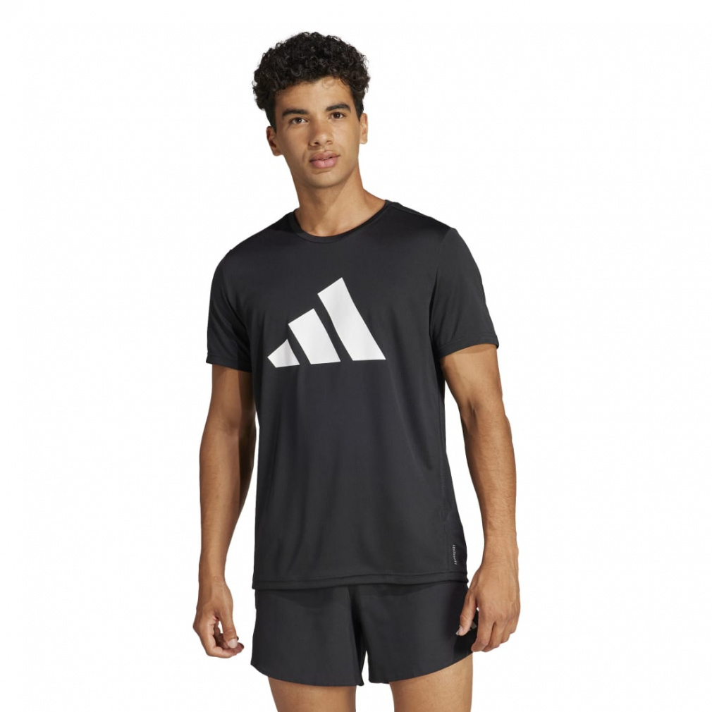 アディダス メンズ 陸上/ランニング ランイット 半袖Tシャツ IL7235 エアロドライ リフレクター : ブラック adidas