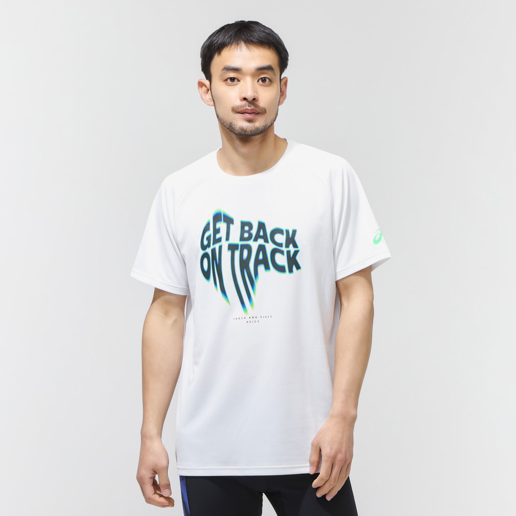 アシックス メンズ 陸上/ランニングウェア 半袖Tシャツ トラック