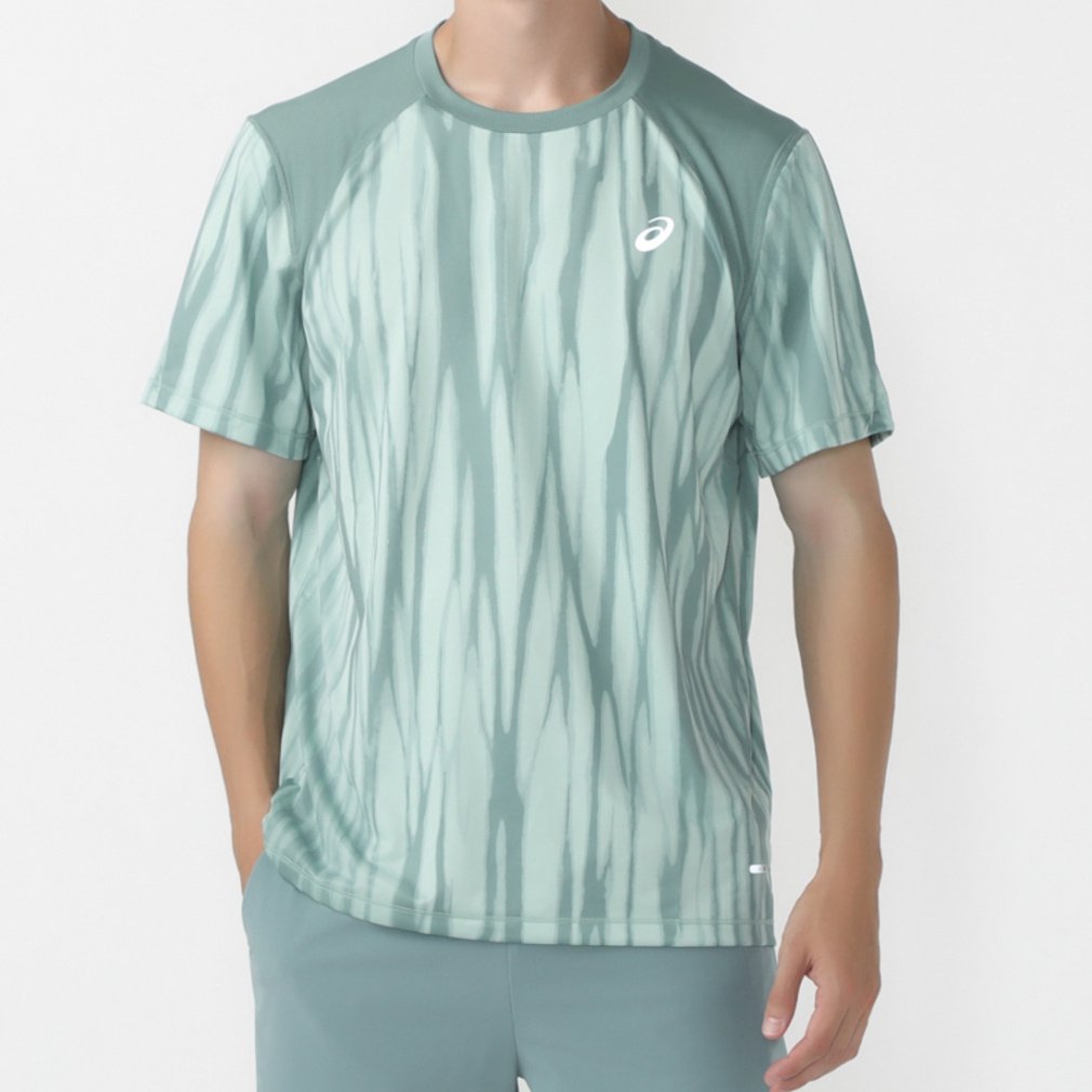 AVbNX Y /jO TVc ROAD ALL OVER PRINT SS TOP 2011D092 : O[ asics