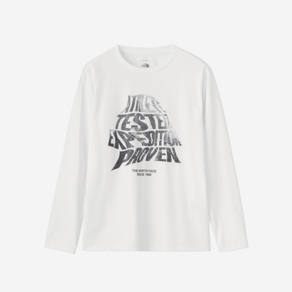 UEm[XtFCX Y jO TVc L/S Half Dome Message Tee OX[un[th[bZ[WeB[ NT82487 THE NORTH FACE