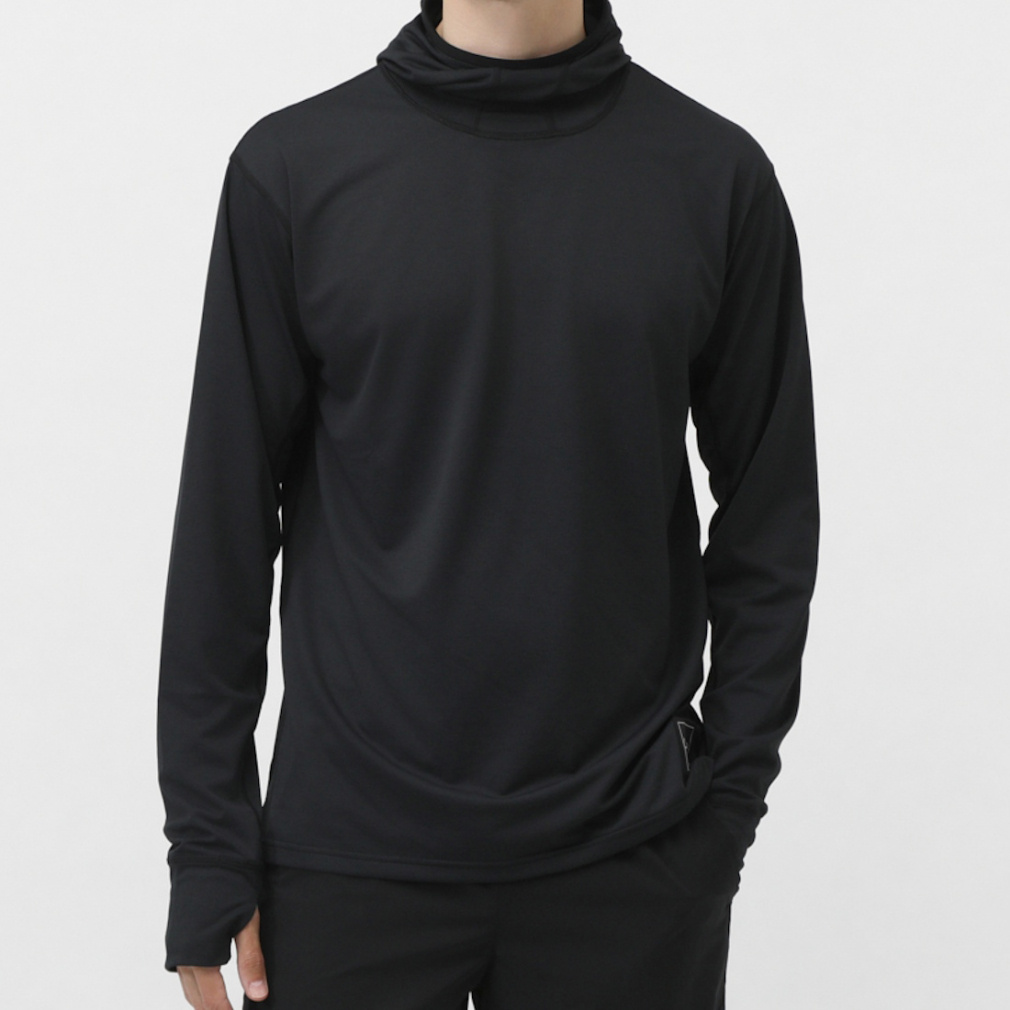 MMA 24AW Balaclava Hoodie L/S 長袖Tシャツ L マウンテンマーシャルアーツ メンズ 陸上/ランニング 長袖Tシャツ