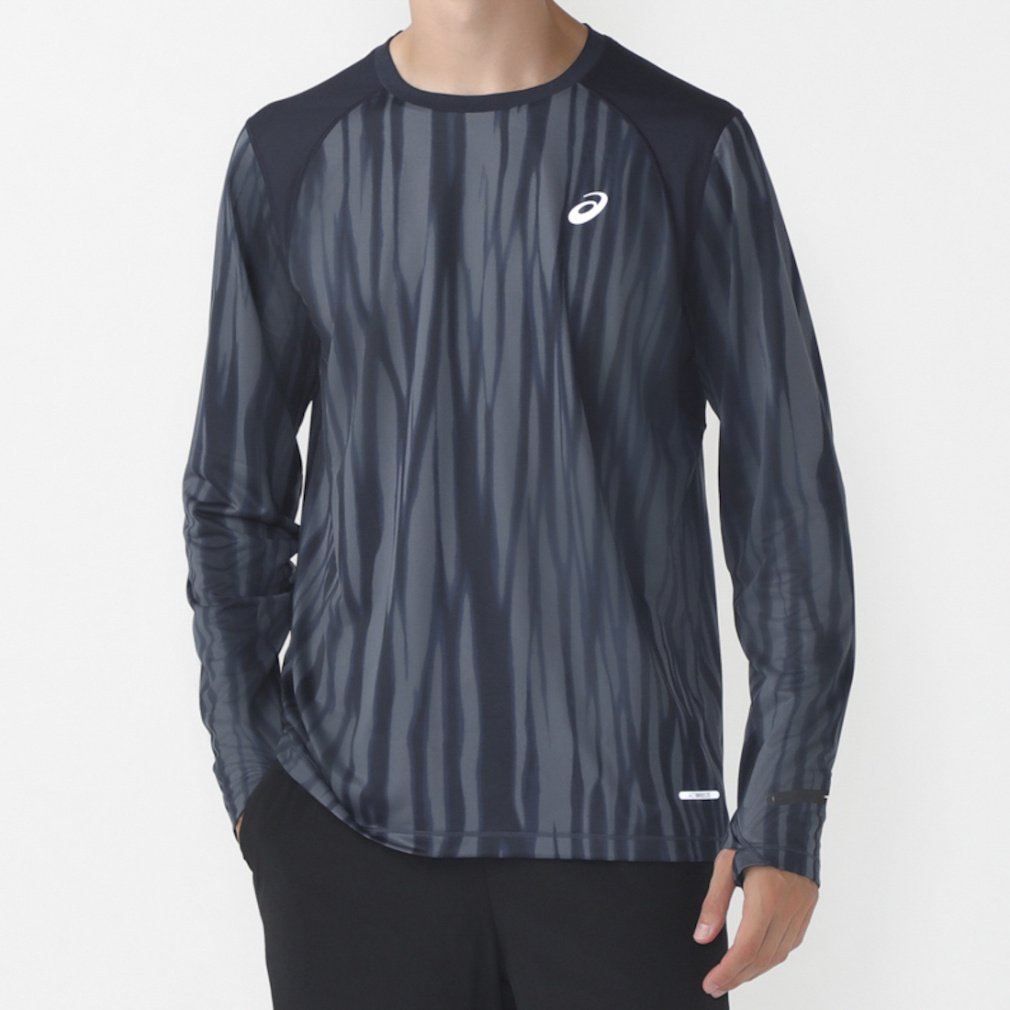 AVbNX Y /jO TVc ROAD ALL OVER PRINT LS TOP 2011D099 : lCr[ asics