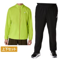 アシックス メンズ 上下セット ランニングドライウーブンジャケット