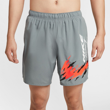 チャレンジャー Dri-FIT 7インチ ブリーフ裏地 ランニングショーツ(グレー-L)