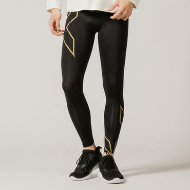 ツータイムズユー 2XU メンズ フィットネス コンプレッションロングタイツ/スパッツ MCS ラン コンプレッション タイツ MA5305B