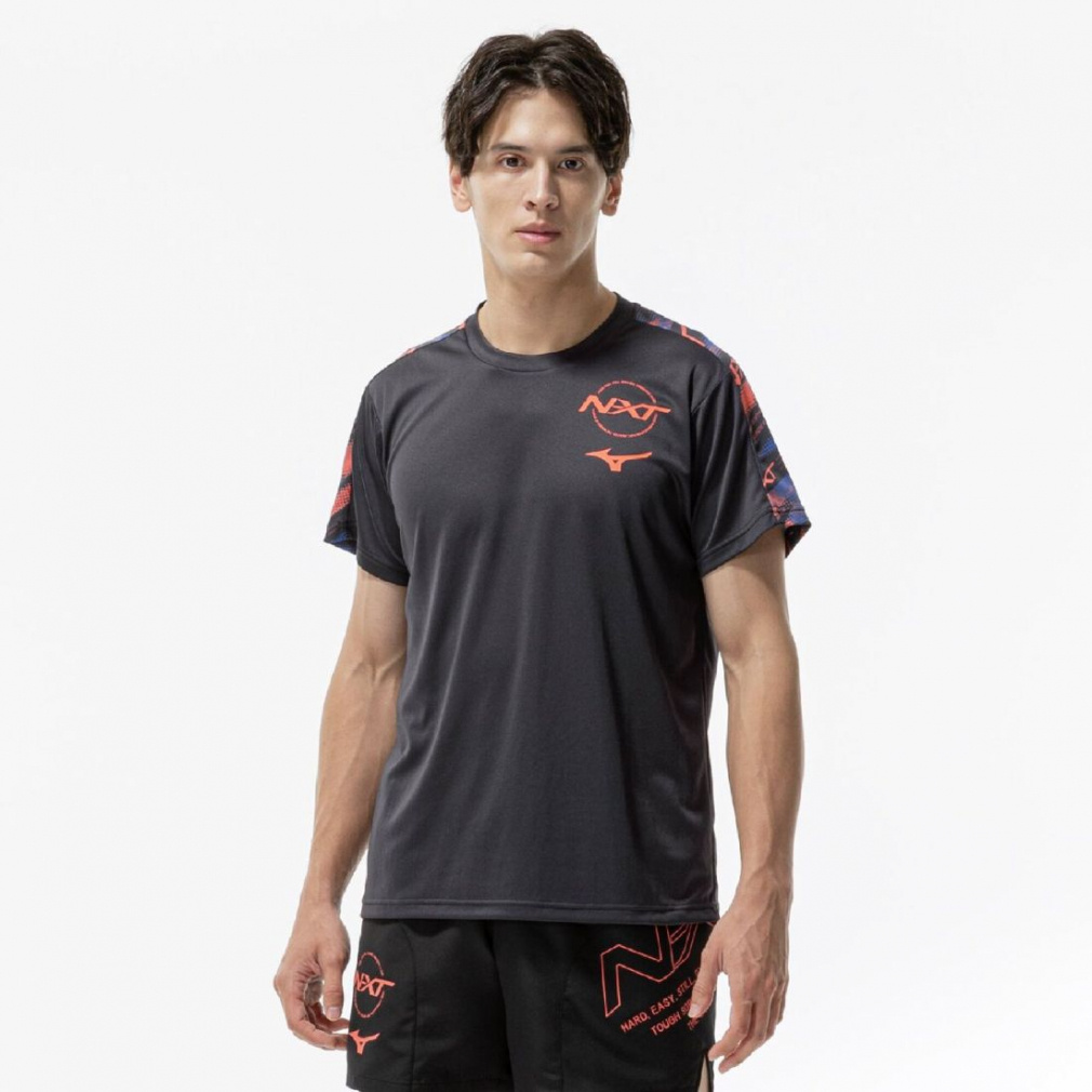 ミズノ メンズ 陸上/ランニング 半袖Tシャツ N-XTプラクティスシャツ