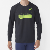 アシックス メンズ 陸上/ランニング 長袖Tシャツ MEN GRAPHIC LONG