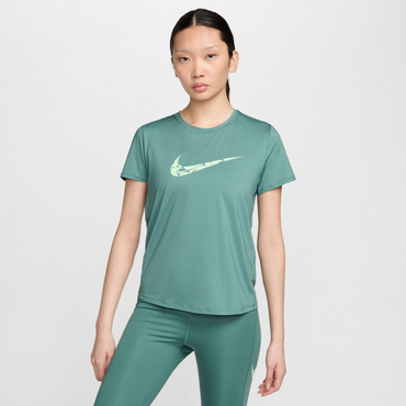 ウィメンズ ワン スウッシュ Dri-FIT ショートスリーブ ランニングトップ(アーミーグリーン-M)