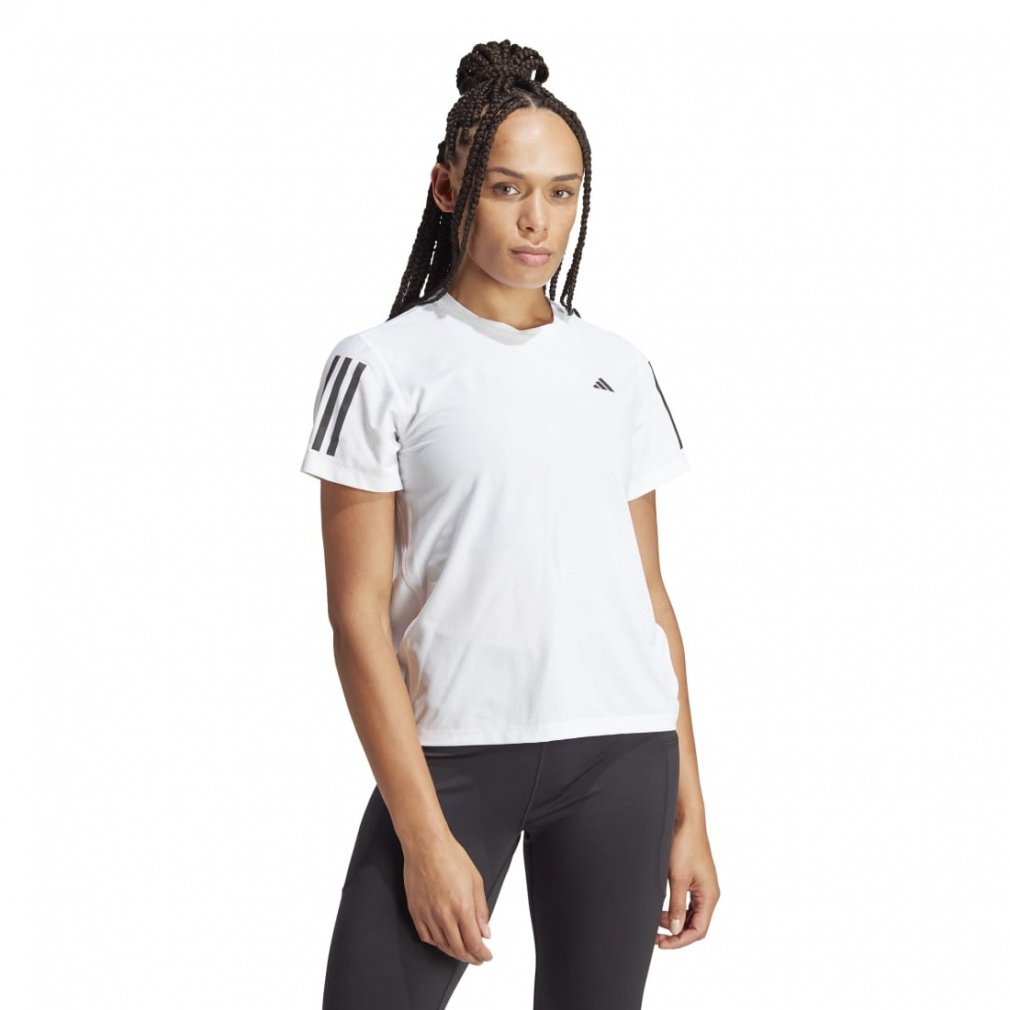 アディダス レディス 陸上/ランニング 半袖Tシャツ オウン ザ ラン 半袖Tシャツ IK7442 : ホワイト adidas
