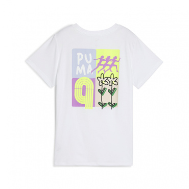 GRAPHICS RUNNING イラストレーション Tシャツ ウィメンズ(ホワイト-M)