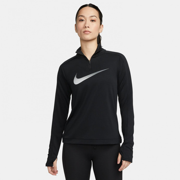 ウィメンズ DF スウッシュ HBR ハーフジップ L/S トップ
