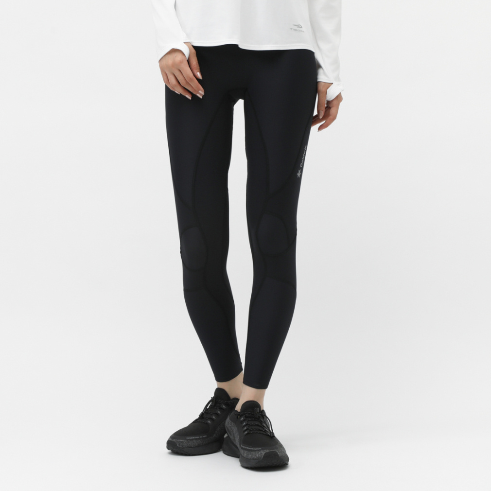 C3fit インパクトエアー ロングタイツ GCW15151 BK ブラック シースリーフィット レディス タイツ ロングスパッツ インパクトエアー