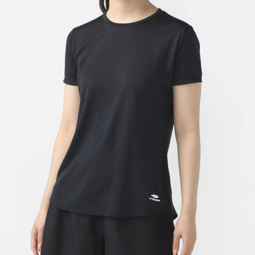 ランニング 無地半袖Tシャツ UPF50+