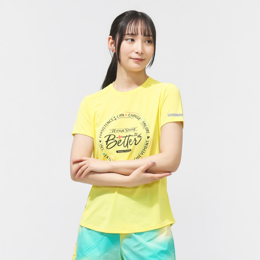 ティゴラ レディス 陸上/ランニング 半袖Tシャツ アイドライUVカット