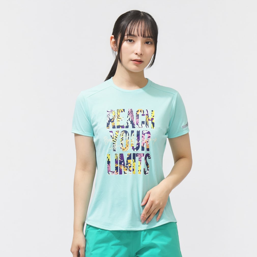 ティゴラ レディス 陸上/ランニング 半袖Tシャツ アイドライUVカット